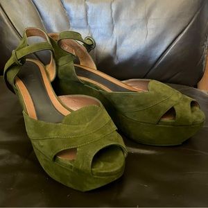 Marni Zeppa Suede Wedges